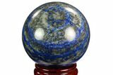 Polished Lapis Lazuli Sphere - Pakistan #123447-1